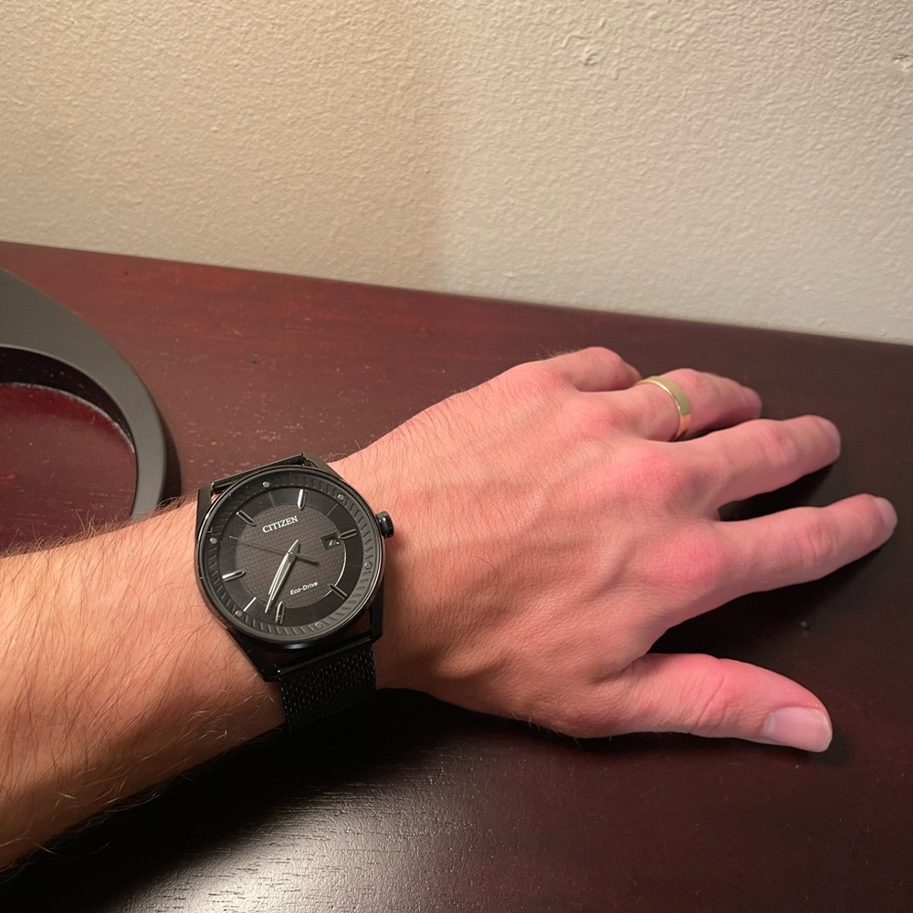 Citizen eco drive men’s black Watch